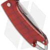 Buck Knives Buck Lumina LED Liner Lock Knife Translucent Red (3" Satin Serr) 1 Buck Knives Buck Lumina LED Liner Lock Knife Translucent Red (3" Satin Serr) -Buck Knives Buck Lumina LED LL Translucent Red Satin Serr B777 RD 0 BHQ 71289 jr side
