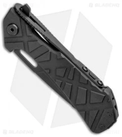 Buck Knives Buck Marksman Tanto Folding Knife (3.5" Black) 0831BKS-B -Buck Knives Buck Marksman Tanto Black SW 0831BKS1 B BHQ 97200 jr spine