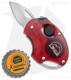 Buck Knives Buck Metro Knife W/ LED Red (1.1" Satin) B758-RD-0 11 Buck Knives Buck Metro Knife W/ LED Red (1.1" Satin) B758-RD-0 -Buck Knives Buck Metro LED Red Satin B758 RD BHQ 71299 jr bottlecap