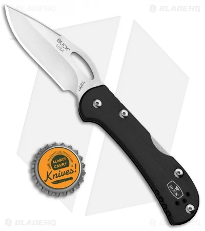 Buck Knives Buck Mini SpitFire Lockback Knife Black (2.75" Satin) 0726BKS 6 Buck Knives Buck Mini SpitFire Lockback Knife Black (2.75" Satin) 0726BKS - Image 4