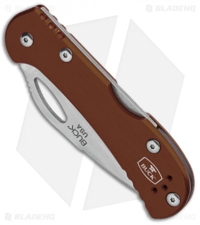 Buck Knives Buck Mini SpitFire Lockback Knife Brown (2.75" Satin) 0726BRS 4 Buck Knives Buck Mini SpitFire Lockback Knife Brown (2.75" Satin) 0726BRS - Image 2
