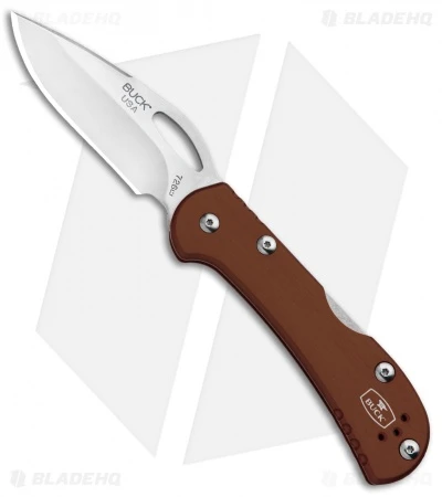 Buck Knives Buck Mini SpitFire Lockback Knife Brown (2.75" Satin) 0726BRS 3 Buck Knives Buck Mini SpitFire Lockback Knife Brown (2.75" Satin) 0726BRS