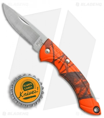 Buck Knives Buck Nano Bantam Lockback Knife Mossy Oak Blaze Camo (1.88" Satin) 0283CMS9-B 6 Buck Knives Buck Nano Bantam Lockback Knife Mossy Oak Blaze Camo (1.88" Satin) 0283CMS9-B - Image 4