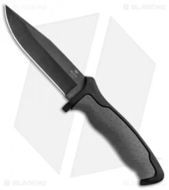 Buck Knives Buck Nighthawk Small Tactical Fixed Blade Knife Dynaflex (4.875" Black) 0655GYS