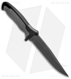 Buck Knives Buck Nighthawk Tactical Fixed Blade Knife Dynaflex (6.5" Black) 0650GYS -Buck Knives Buck Nighthawk Tactical Dynaflex Black 0650GYS BHQ 92976 jr spine