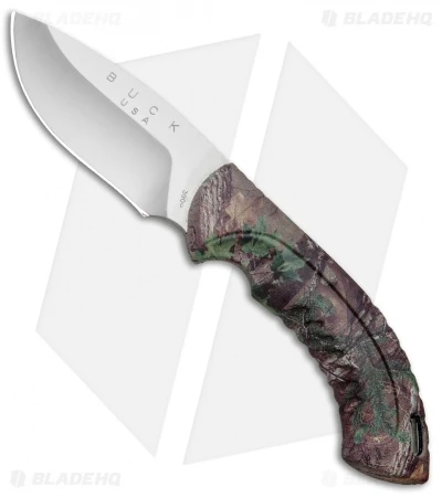 Buck Knives Buck Omni Hunter 10PT Fixed Blade Knife Realtree Green Camo (3.25" Satin) 3 Buck Knives Buck Omni Hunter 10PT Fixed Blade Knife Realtree Green Camo (3.25" Satin)