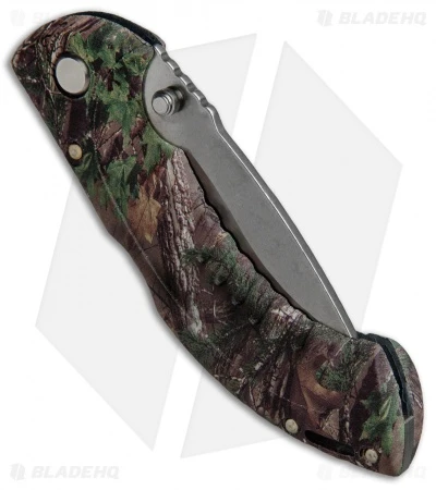 Buck Knives Buck Folding Omni Hunter 10PT Knife Realtree Green Camo (3" Satin) 5 Buck Knives Buck Folding Omni Hunter 10PT Knife Realtree Green Camo (3" Satin) - Image 3
