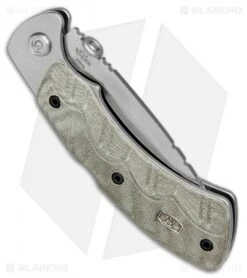 Buck Knives Buck Open Season Folding Skinner Lockback Knife OD Green Micarta (3.7" Satin) 9 Buck Knives Buck Open Season Folding Skinner Lockback Knife OD Green Micarta (3.7" Satin) -Buck Knives Buck Open Season Folding Skinner 557ODS BHQ 80998 jr side
