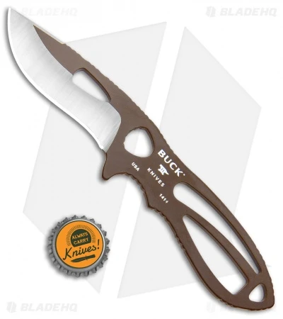 Buck Knives Buck PakLite Large Skinner Fixed Blade Knife Brown (3.5" Satin) 0141BRS 6 Buck Knives Buck PakLite Large Skinner Fixed Blade Knife Brown (3.5" Satin) 0141BRS - Image 4