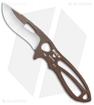 Buck Knives Buck PakLite Large Skinner Fixed Blade Knife Brown (3.5" Satin) 0141BRS 3 Buck Knives Buck PakLite Large Skinner Fixed Blade Knife Brown (3.5" Satin) 0141BRS