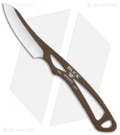 Buck Knives Buck PakLite Caper Fixed Blade Knife Brown (2.5" Satin) 0135BRS