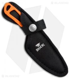 Buck Knives Buck PakLite Caper Fixed Blade Knife (2.5" Orange) 0135ORS -Buck Knives Buck PakLite Caper Orange BU135ORS BHQ 41193 jr sheath