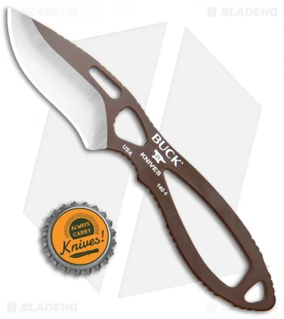 Buck Knives Buck PakLite Skinner Fixed Blade Knife Brown (2.875" Satin) 0140BRS 6 Buck Knives Buck PakLite Skinner Fixed Blade Knife Brown (2.875" Satin) 0140BRS - Image 4