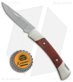 Buck Knives Buck Prince Knife 3.5" Rosewood Dymondwood 0503RWS -Buck Knives Buck Prince Rosewood Dymondwood BHQ 22288 er bottlecap