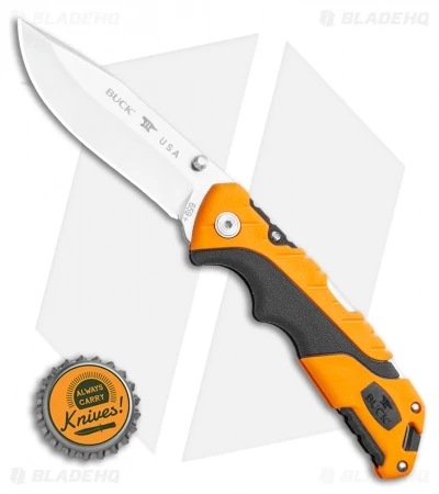 Buck Knives Buck Pursuit Large Lockback Knife Orange GFN (3.625" S35VN) 0659ORS-B 6 Buck Knives Buck Pursuit Large Lockback Knife Orange GFN (3.625" S35VN) 0659ORS-B - Image 4