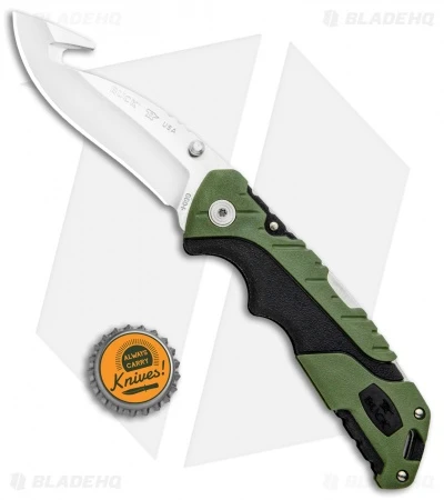 Buck Knives Buck Pursuit Large Guthook Lockback Knife Green GFN (3.5" Satin) 0660GRG 7 Buck Knives Buck Pursuit Large Guthook Lockback Knife Green GFN (3.5" Satin) 0660GRG - Image 5
