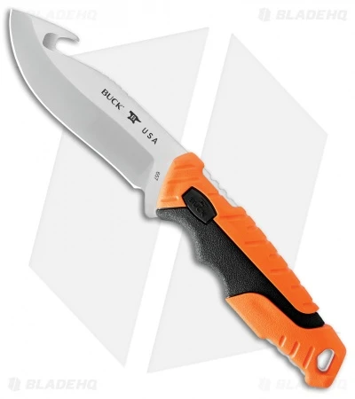 Buck Knives Buck Pursuit Pro Large Gut Hook Fixed Blade Knife (3.5" Satin S35VN) 0657ORG 3 Buck Knives Buck Pursuit Pro Large Gut Hook Fixed Blade Knife (3.5" Satin S35VN) 0657ORG
