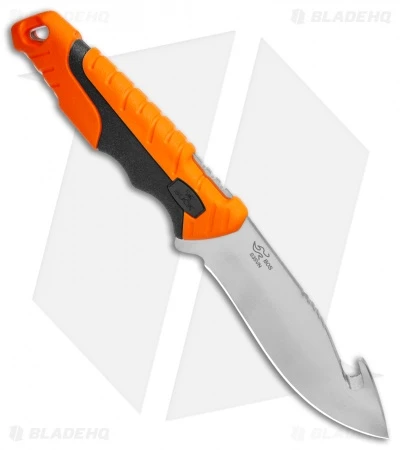Buck Knives Buck Pursuit Pro Large Fixed Guthook Blade Knife Black/Orange(4.5" Satin) 4 Buck Knives Buck Pursuit Pro Large Fixed Guthook Blade Knife Black/Orange(4.5" Satin) - Image 2