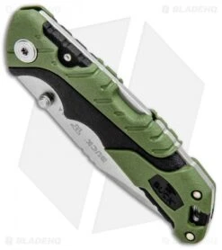 Buck Knives Buck Pursuit Small Lockback Knife Green GFN (3" Satin) 0661GRS 8 Buck Knives Buck Pursuit Small Lockback Knife Green GFN (3" Satin) 0661GRS -Buck Knives Buck Pursuit Small LB Green GFN Satin 0661GRS BHQ 92947 jr spine
