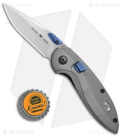Buck Knives Buck RapidFire Dual-Action Automatic Knife (3" Satin) 0896PLS 6 Buck Knives Buck RapidFire Dual-Action Automatic Knife (3" Satin) 0896PLS - Image 4