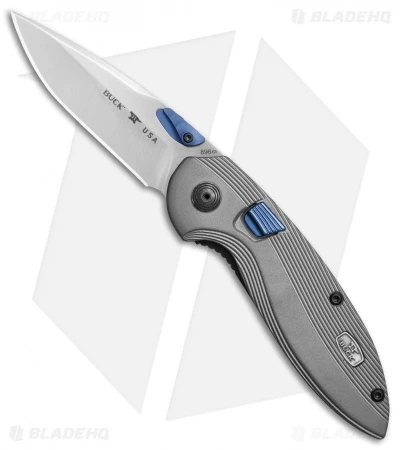 Buck Knives Buck RapidFire Dual-Action Automatic Knife (3" Satin) 0896PLS 3 Buck Knives Buck RapidFire Dual-Action Automatic Knife (3" Satin) 0896PLS