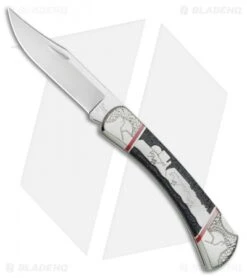 Buck Knives Buck Running Free L.E. Lockback Knife Black Jet Jasper (3.75" Mirror) 110YISLE1