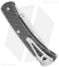 Buck Knives Buck Slim Lockback Knife Carbon Fiber (3.75" Satin) 0110CFSLE-B -Buck Knives Buck Slim LB CF Satin BHQ 106664 jr side