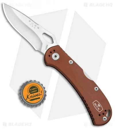 Buck Knives Buck SpitFire Lockback Knife Brown (3.25" Satin) 0722BRS 6 Buck Knives Buck SpitFire Lockback Knife Brown (3.25" Satin) 0722BRS - Image 4