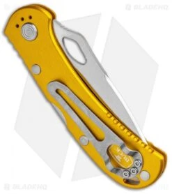 Buck Knives Buck SpitFire Lockback Knife Yellow (3.25" Satin Serr) 0722YWX1 8 Buck Knives Buck SpitFire Lockback Knife Yellow (3.25" Satin Serr) 0722YWX1 -Buck Knives Buck SpitFire LB Yellow Satin Serr 0722YWX1 BHQ 92990 jr side