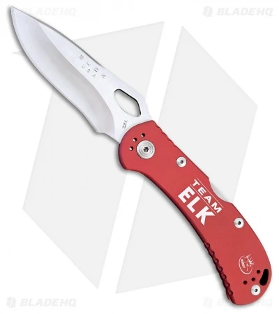 Buck Knives Buck SpitFire RMEF Lockback Knife Red (3.25" Satin) 0722ORDSRMEF 3 Buck Knives Buck SpitFire RMEF Lockback Knife Red (3.25" Satin) 0722ORDSRMEF