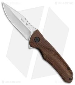 Buck Knives Buck Sprint Classic Pro Liner Lock Knife Burlap Micarta (3" Satin) 0841BRS1