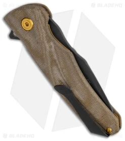 Buck Knives Buck Sprint OPS Liner Lock Knife Pro 2022 Limited Ed Green Micarta (3" Black) 8 Buck Knives Buck Sprint OPS Liner Lock Knife Pro 2022 Limited Ed Green Micarta (3" Black) -Buck Knives Buck Sprint OPS LL Pro 2022 Limited Edition Green Micarta Black BHQ 156408 jr side