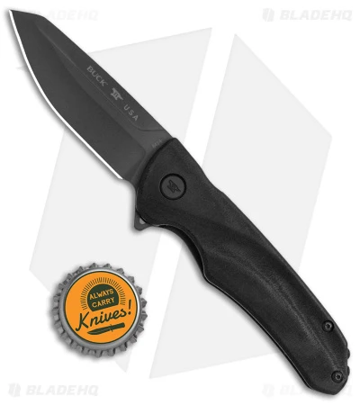 Buck Knives Buck Sprint OPS Liner Lock Knife Pro Black Canvas Micarta (3" Black) 0843BKS 6 Buck Knives Buck Sprint OPS Liner Lock Knife Pro Black Canvas Micarta (3" Black) 0843BKS - Image 4