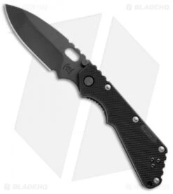 Buck Knives Buck Strider SBMF Military Folder Liner Lock Knife Black G-10 (3.5" Black)