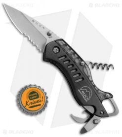 Buck Knives Buck Summit Liner Lock Knife Multi-Tool Black (2.5" Satin Serr) 9 Buck Knives Buck Summit Liner Lock Knife Multi-Tool Black (2.5" Satin Serr) -Buck Knives Buck Summit LL Multi Tool Black Serr 7600 BKX BHQ 71304 jr bottlecap 2