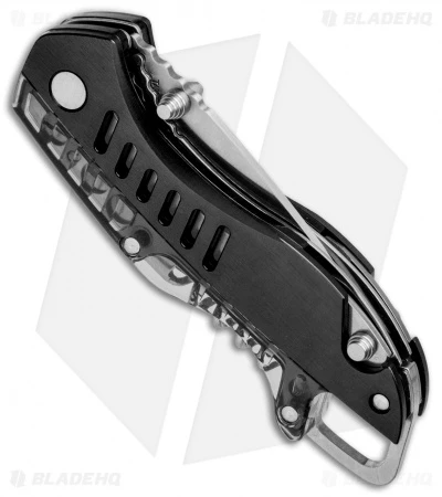 Buck Knives Buck Summit Liner Lock Knife Multi-Tool Black (2.5" Satin Serr) 5 Buck Knives Buck Summit Liner Lock Knife Multi-Tool Black (2.5" Satin Serr) - Image 3