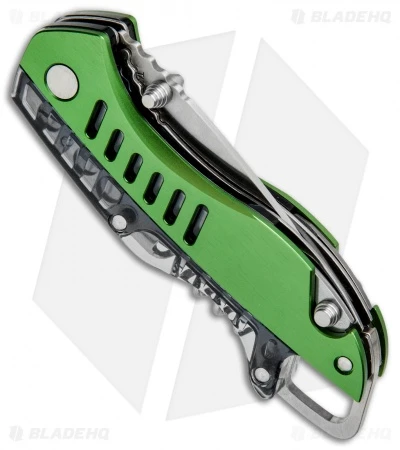 Buck Knives Buck Summit Liner Lock Knife Multi-Tool Green (2.5" Satin Serr) 5 Buck Knives Buck Summit Liner Lock Knife Multi-Tool Green (2.5" Satin Serr) - Image 3