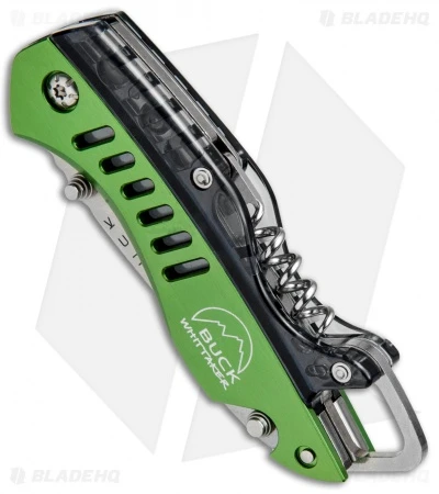 Buck Knives Buck Summit Liner Lock Knife Multi-Tool Green (2.5" Satin Serr) 4 Buck Knives Buck Summit Liner Lock Knife Multi-Tool Green (2.5" Satin Serr) - Image 2