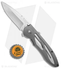 Buck Knives Tempest Liner Lock Knife Dark Gray (3.12" Satin) 9 Buck Knives Tempest Liner Lock Knife Dark Gray (3.12" Satin) -Buck Knives Buck Tempest LL Dark Gray Satin 0296GYS B BHQ 2198 jr bottlecap