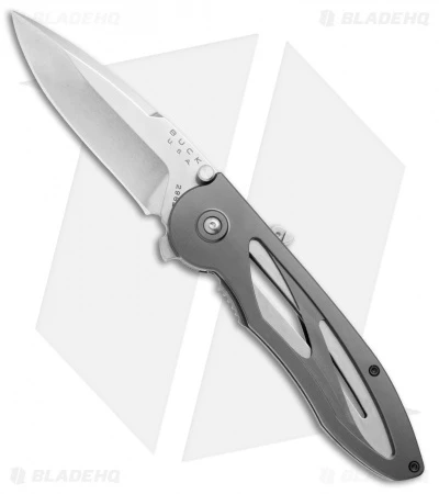 Buck Knives Tempest Liner Lock Knife Dark Gray (3.12" Satin) 3 Buck Knives Tempest Liner Lock Knife Dark Gray (3.12" Satin)