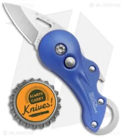 Buck Knives Buck Transport Light Blue Folding Key Chain Pocket Knife (1.2" Satin) 0756BLS-B1 -Buck Knives Buck Transport Light Blue Folding Key Chain Satin 0756BLS B1 BHQ 71296 jr bottlecap
