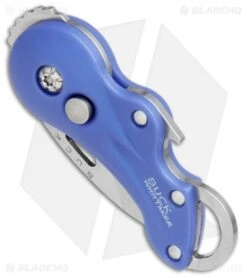 Buck Knives Buck Transport Light Blue Folding Key Chain Pocket Knife (1.2" Satin) 0756BLS-B1 -Buck Knives Buck Transport Light Blue Folding Key Chain Satin 0756BLS B1 BHQ 71296 jr spine