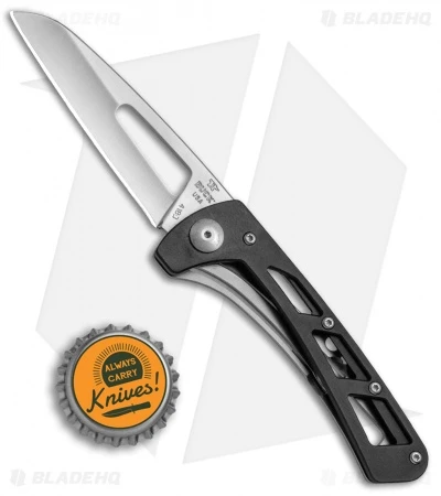 Buck Knives Buck Vertex Frame Lock Knife Black Aluminum (3" Satin) 0418BKS-B 6 Buck Knives Buck Vertex Frame Lock Knife Black Aluminum (3" Satin) 0418BKS-B - Image 4