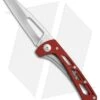 Buck Knives Buck Vertex Frame Lock Knife Red Aluminum (3" Satin) 0418RDS-B