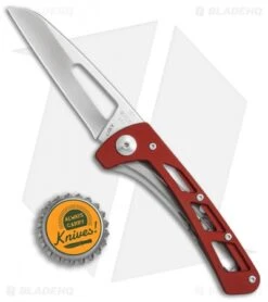 Buck Knives Buck Vertex Frame Lock Knife Red Aluminum (3" Satin) 0418RDS-B 9 Buck Knives Buck Vertex Frame Lock Knife Red Aluminum (3" Satin) 0418RDS-B -Buck Knives Buck Vertex red aluminum satin 0418RDS B BHQ 66592 er size