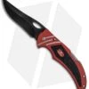 Buck Knives Buck Volt Lock Back Knife Red Aluminum (3.25" Black) -Buck Knives Buck Volt LB Red Aluminum Black 0710RDS B BHQ 66593 jr