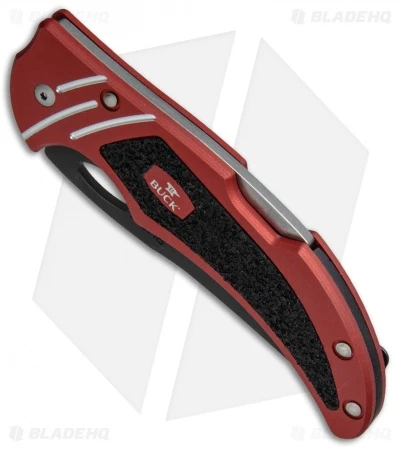 Buck Knives Buck Volt Lock Back Knife Red Aluminum (3.25" Black) 4 Buck Knives Buck Volt Lock Back Knife Red Aluminum (3.25" Black) - Image 2