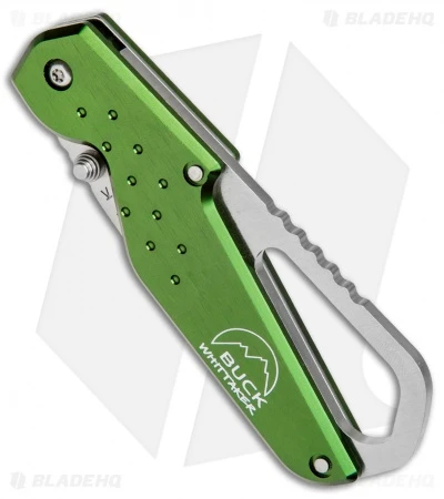 Buck Knives Buck Whittaker Approach Liner Lock Knife Green (2.625" Satin Serr) 4 Buck Knives Buck Whittaker Approach Liner Lock Knife Green (2.625" Satin Serr) - Image 2