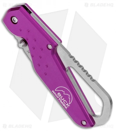 Buck Knives Buck Whittaker Approach Liner Lock Knife Purple (2.625" Satin Serr) 4 Buck Knives Buck Whittaker Approach Liner Lock Knife Purple (2.625" Satin Serr) - Image 2