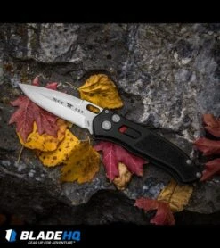 Buck Knives Buck Impact Automatic Knife Black (3.125" Satin) 0898BKS 9 Buck Knives Buck Impact Automatic Knife Black (3.125" Satin) 0898BKS -Buck Knives Buck impact auto 0898bks BHQ 27435 fall leaves dl